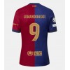 Barcelona Robert Lewandowski #9 Hjemmedrakt 2024-25 Kortermet